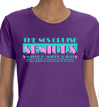 Load image into Gallery viewer, Senior 80s Cruise Shirts 2025 - Ladies Cuts