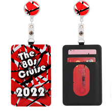 Load image into Gallery viewer, Custom Cruise Card Holder with Retractable String Clip