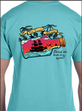 Load image into Gallery viewer, The 80s Cruise Alumni Drink The Boat Dry T-Shirt
