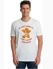 Load image into Gallery viewer, My Spirit Animal Is... I Don&#39;t Fucking Care Bear T-shirt
