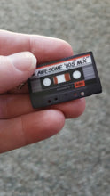 Load and play video in Gallery viewer, Custom Cassette Tape Earrings
